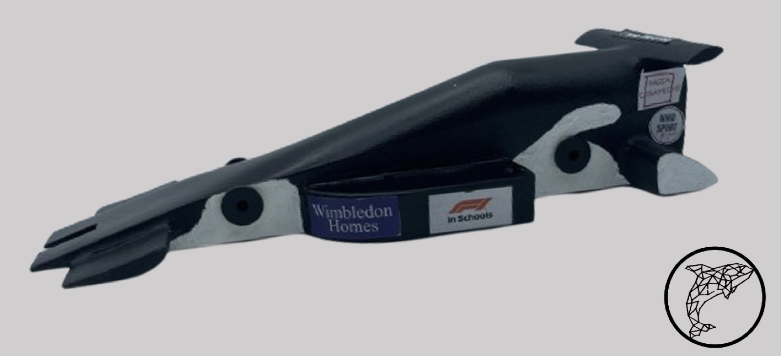The Orca Racing F1 in Schools car